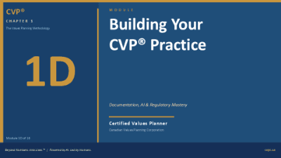CVP® 1D: Building Your CVP® Practice - AI Compliance