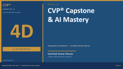 CVP® 4D: AI Mastery and Designation Capstone 