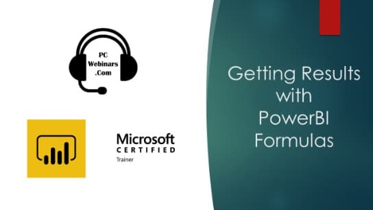 Getting Results with PowerBI Formulas