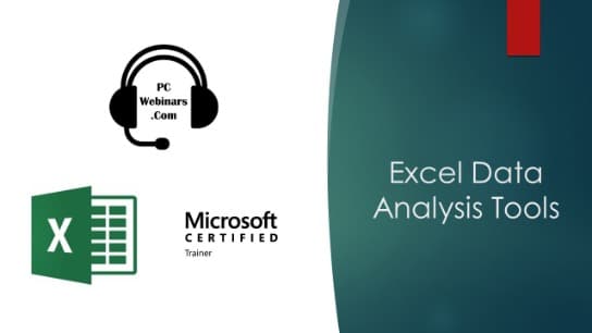 Excel Data Analysis Tools