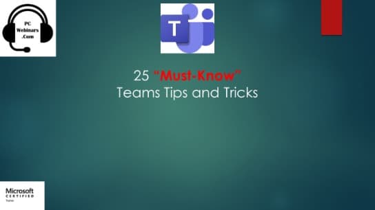 25 Must-Know Tips on using Microsoft Teams