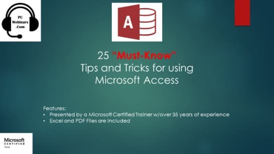 25 Must-Know Tips and Tricks for using Access