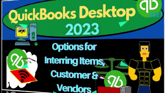 QBO vs QB Desktop 2023 #2.1: Service & Inventory Items