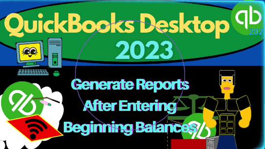 QBO vs QB Desktop 2023 #2.3: Month 1 Records & Reports