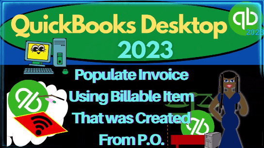 QBO vs QB Desktop 2023 #2.7: Billable Item & Hourly Service