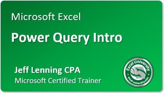 Excel Power Query Intro