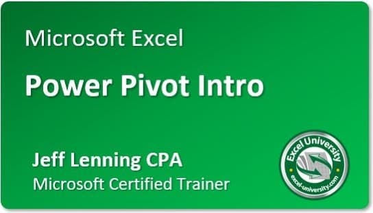 Excel Power Pivot Intro
