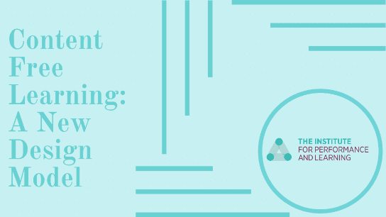 Content Free Learning: A New Design Model