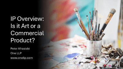 IP Overview: Is it Art or a Commercial Product?