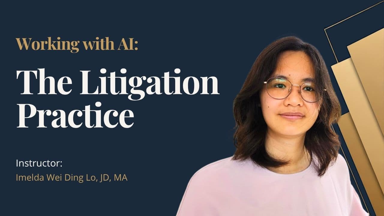 Working With AI: The Litigation Practice