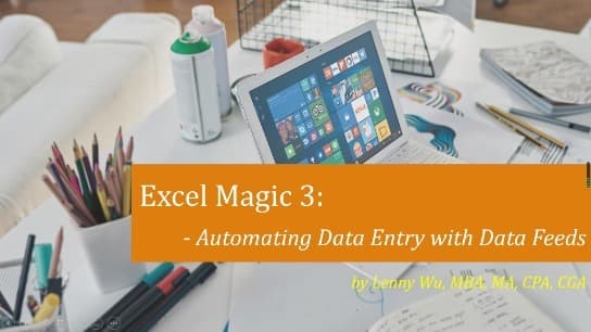 Excel Magic: Automating Data Entry with Data Feed